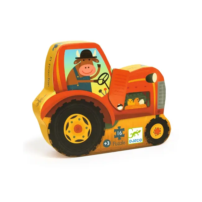 Djeco Puzzel tractor