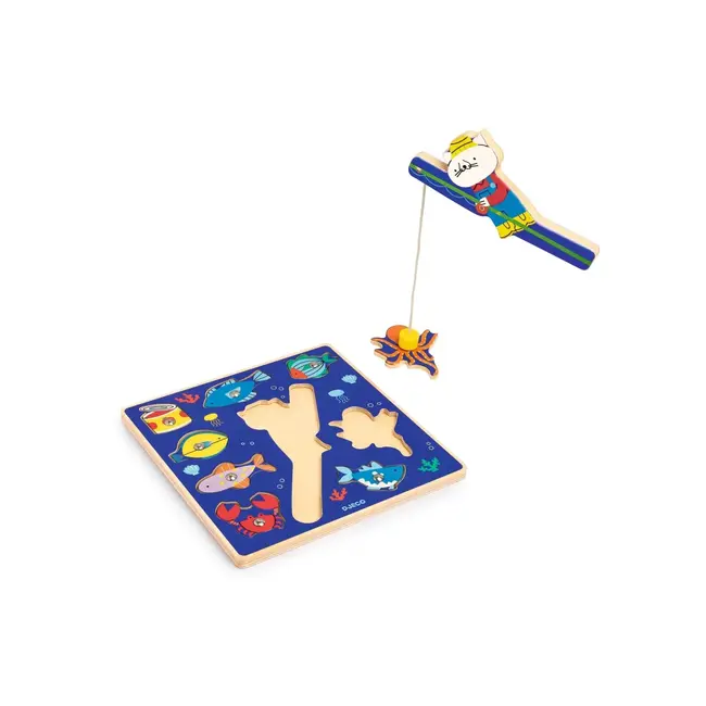Djeco Puzzel - visspel  Puzz & fish Color