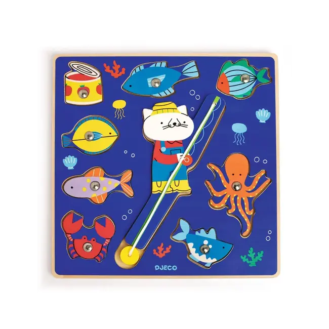 Djeco Puzzel - visspel  Puzz & fish Color