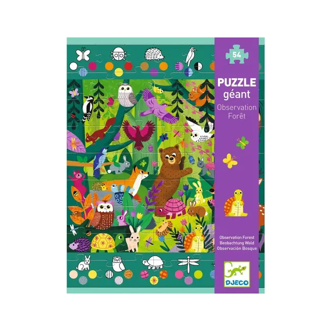 Djeco Zoekpuzzel Bos 54st
