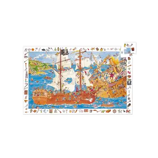 Djeco Puzzel Piraten 3(100st)