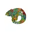 Djeco Puzzel art Kameleon 150st