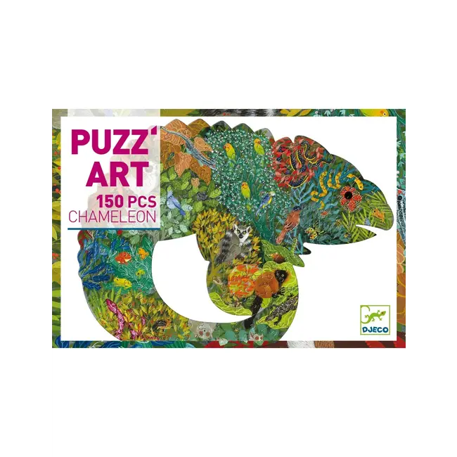Djeco Puzzel art Kameleon 150st