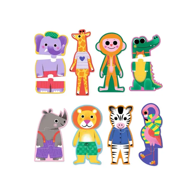 Djeco Puzzel - Trio Savana (3+)