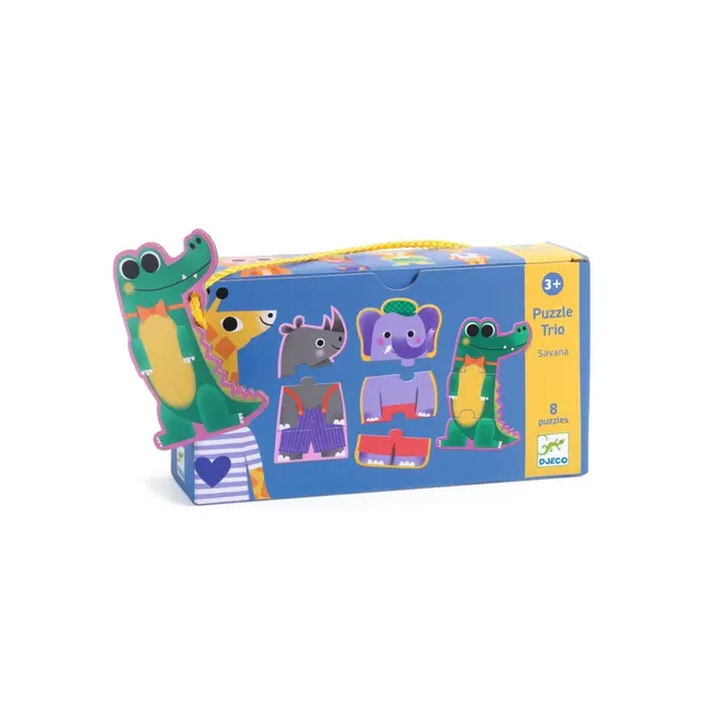 Djeco Puzzel - Trio Savana (3+)