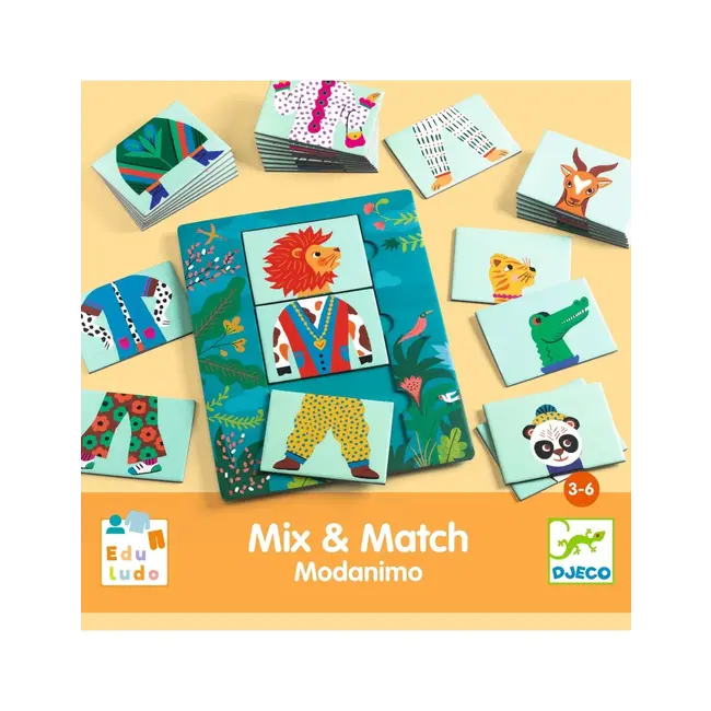 Djeco Spel Mix & Match Modanimo