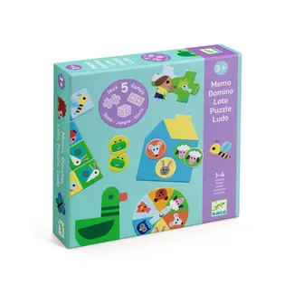 Djeco Op de boerderij - 5 SPELLEN