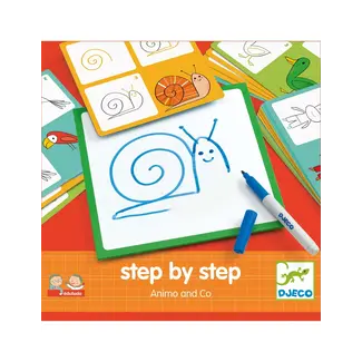 Djeco Tekenen stap voor stap Animo and Co