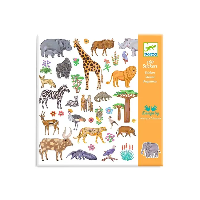 Djeco 160 stickers - Kenia