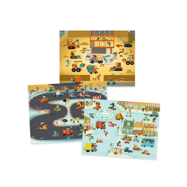 Djeco Transferstickers asfalt