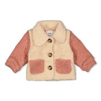 Feetje Bouclé jasje - Woodland Bloom