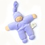 Nanchen natur Knuffelpopje pimpel lavendel (22cm)