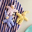 Nanchen natur Knuffelpopje pimpel lavendel (22cm)
