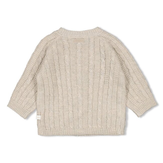 Feetje Vestje gebreid - The Knits taupe