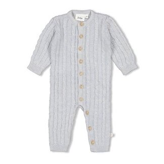 Feetje Pak gebreid - The Knits blauw