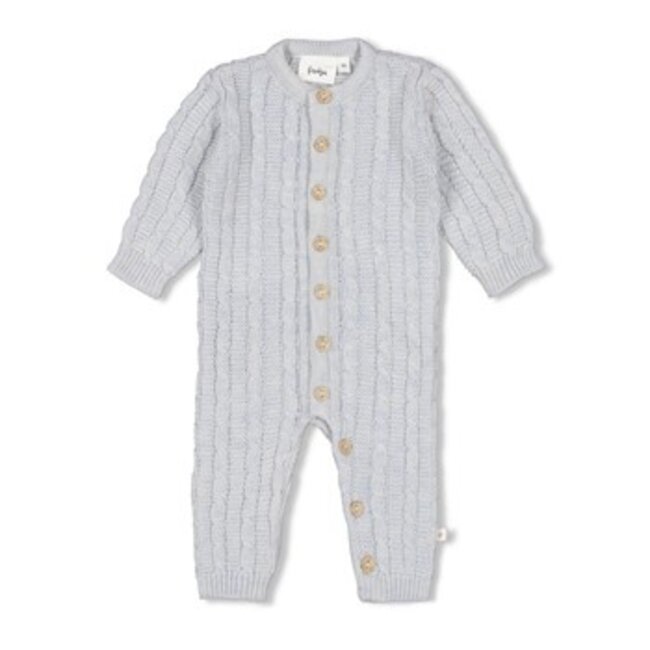 Feetje Pak gebreid - The Knits blauw