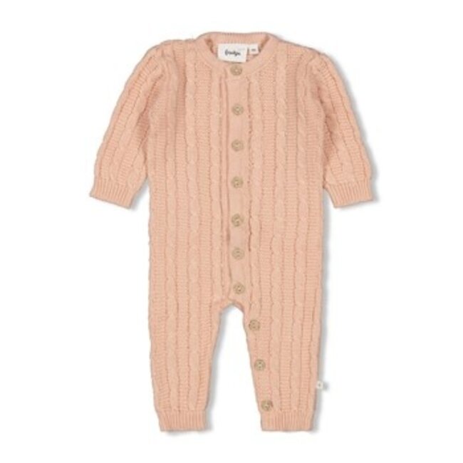 Feetje Pak gebreid - The Knits roze
