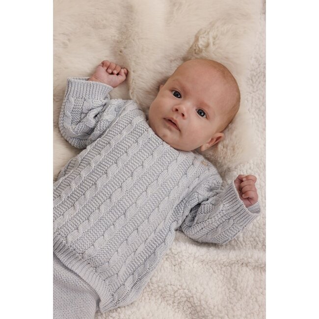 Feetje Broek gebreid - The Knits blauw