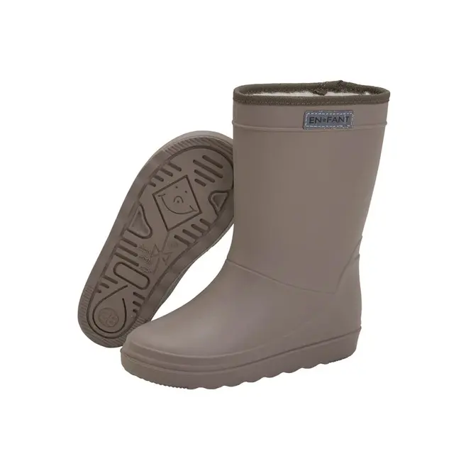 En Fant Thermo Boots Solid - Pine bark