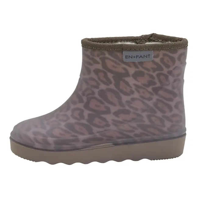 En Fant Thermo Boots Short Print Leopard brown