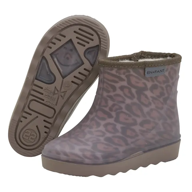 En Fant Thermo Boots Short Print Leopard brown