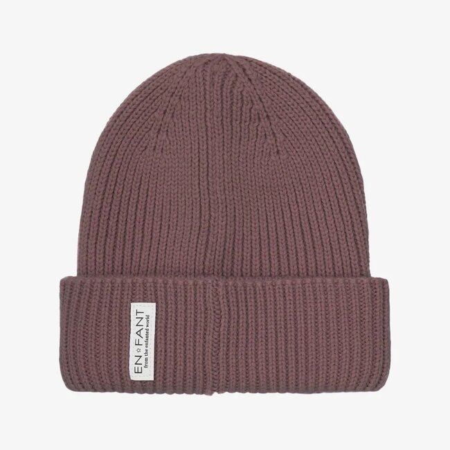 En Fant Beanie w. Lining Rose taupe