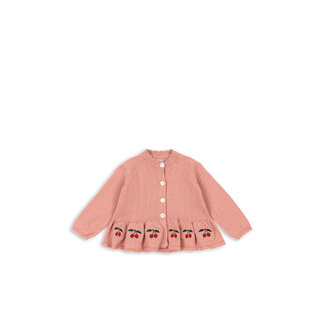 Konges Slojd Cypres cardigan cherry