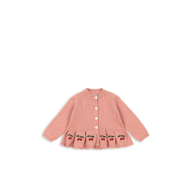 Konges Slojd Cypres cardigan cherry