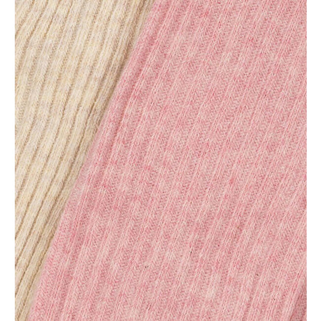Konges Slojd 2 PACK RIB TIGHTS Rose mix