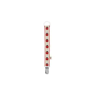 Konges Slojd PACIFIER STRAP VINTAGE Ladybug