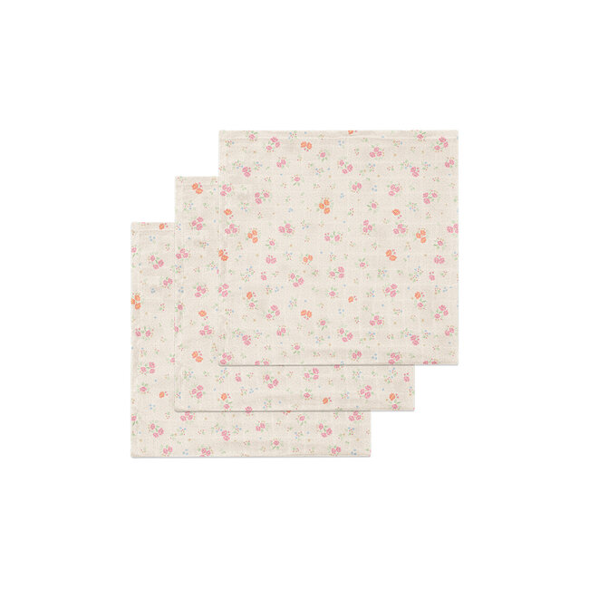 Konges Slojd 3 PACK MUSLIN CLOTH GOTS nonoka