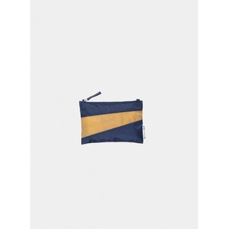SUSAN BIJL The New Pouch Navy & Camel Small