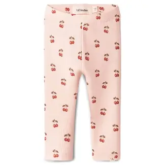 Lil' Atelier NBFLAVO ELF SLIM LEGGING LIL NOOS Silver Peony CHERRY