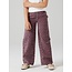 Name it NKFROSE WIDE LEO TWILL PANTS 4002-TD Burgundy