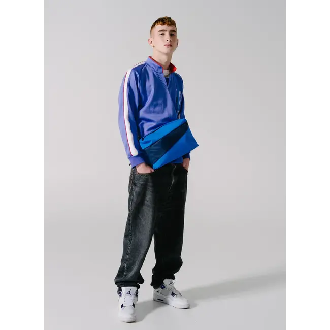 SUSAN BIJL The New Bum Bag Blue & Navy Medium