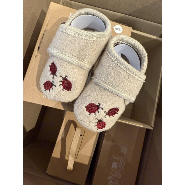 En Fant Baby Wool slippers Moonlight ladybug
