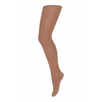 MP Denmark Cotton rib tights tawny brown