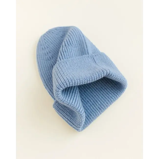 HVID Beanie wol Fonzie kids-  Light blue