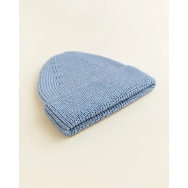 HVID Beanie wol Fonzie kids-  Light blue