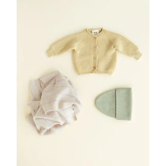 HVID Cardigan Inga Light yellow