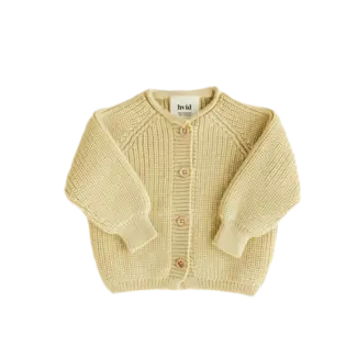 HVID Cardigan Inga Light yellow