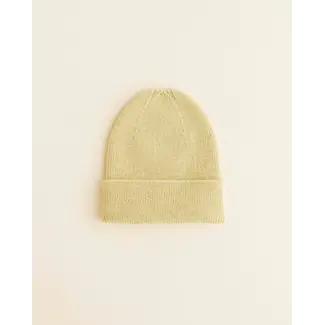 HVID Beanie wol Fonzie Newborn - Light yellow