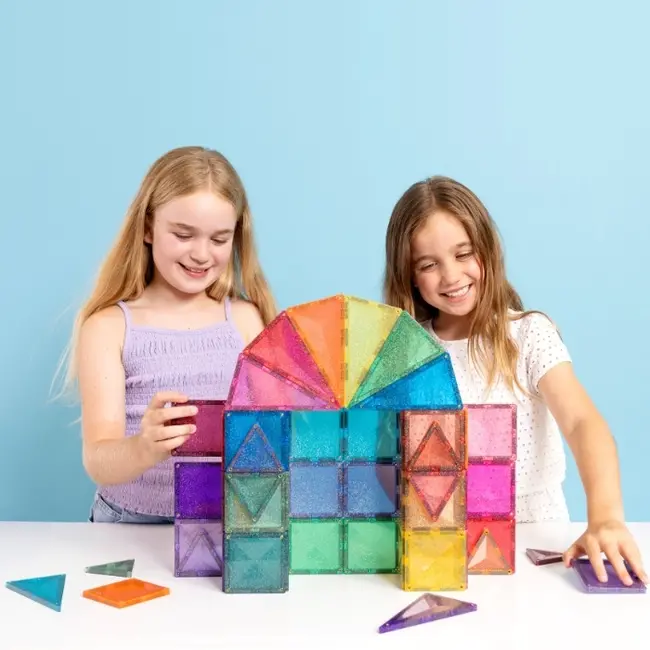 Connetix Glitter Castle pack 48pc