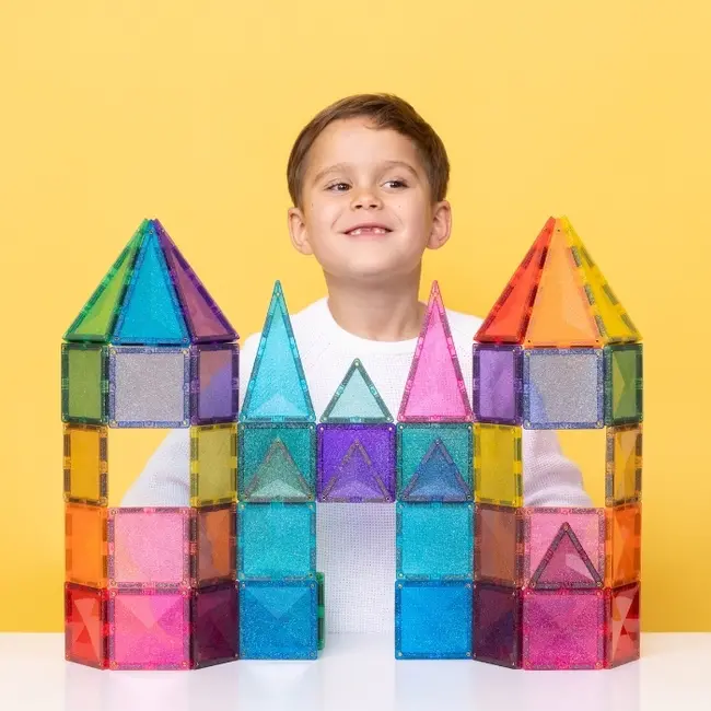 Connetix Glitter Castle pack 48pc