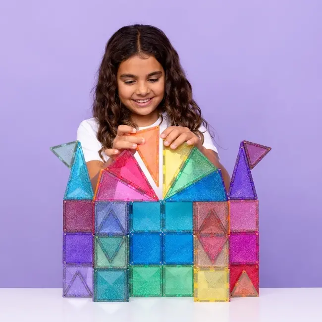 Connetix Glitter Castle pack 48pc