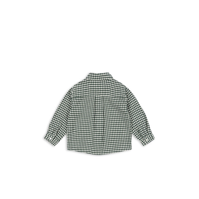 Konges Slojd FORET LS SHIRT GOTS Green check