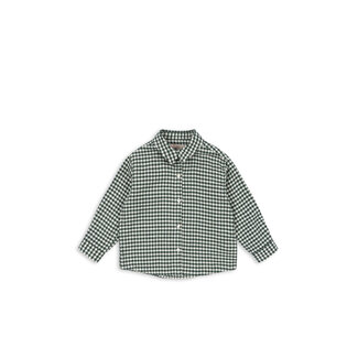 Konges Slojd FORET LS SHIRT GOTS Green check