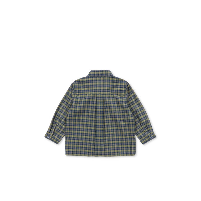 Konges Slojd CARA LS SHIRT GOTS LAUREL BLUE CHECK