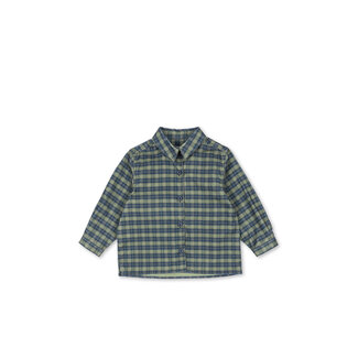 Konges Slojd CARA LS SHIRT GOTS LAUREL BLUE CHECK