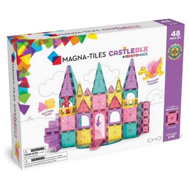 Magna Tiles MagnaTiles Castle DLX 48-Piece Set